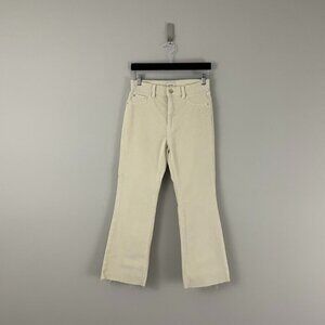 DL1961 Bridget Boot High Rise Instasculpt Crop Corduroy Pants Size 26
